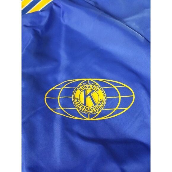 Vintage Kiwanis Club Of Casper Varsity Jacket Men Sz L 44-46 Pla-Jac By Dunbrook - Picture 5 of 9